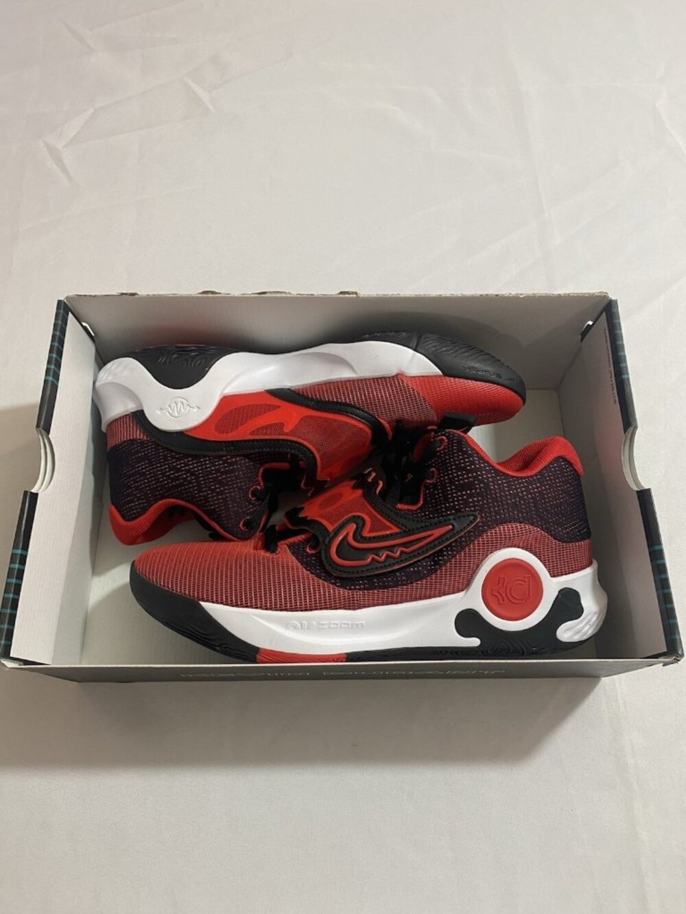 New Mens Size 12 - Nike KD Trey 5 X University Red Black DD9538 006